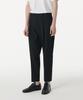 Musinsa Standard Peg-Top Hidden Elastic Waist Slacks [Black]