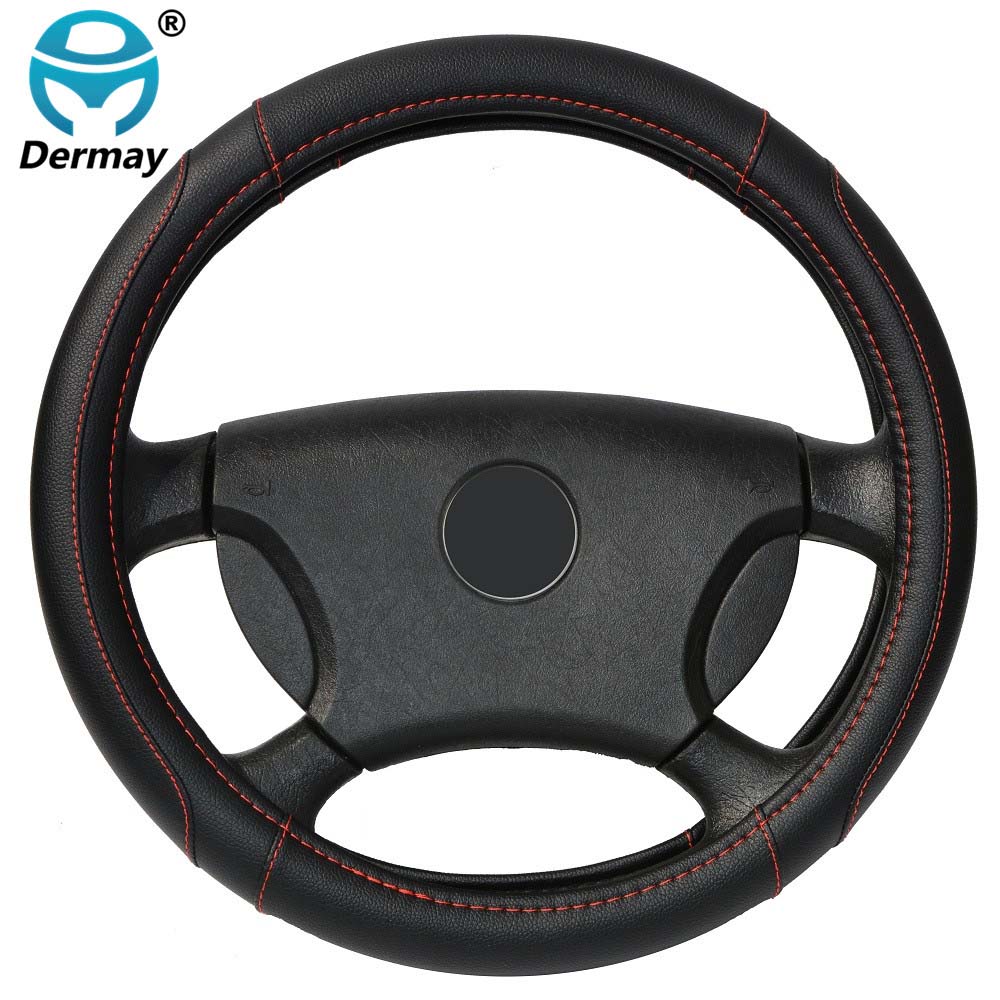 DERMAY Car Steering Wheel Cover Micro