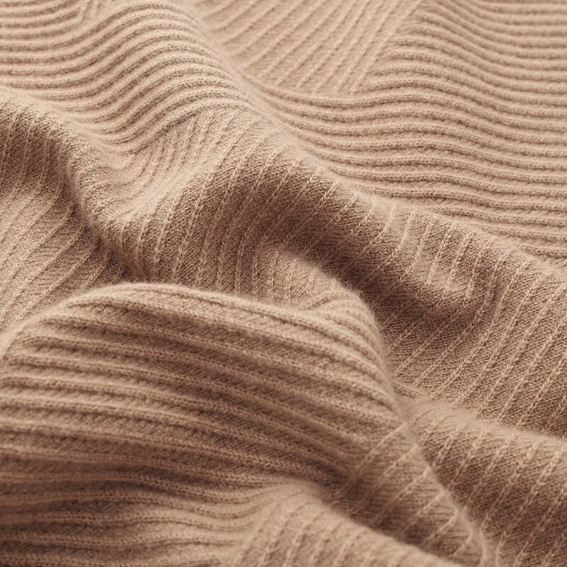 Herren Rundhals Strickpullover aus reiner Wolle