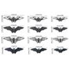 3D Hollow Out Bat Sticker 48PCS/Set Mixed Various Size Black Horror Bats DIY Decorations for Thrilling House Halloween Party ZYF