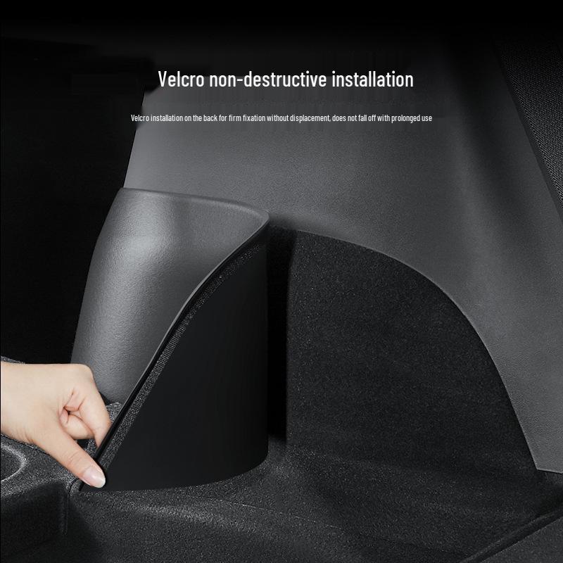 Tesla Model Y Trunk Side Flocking Protectors - Full Cover for Tail Box Sides