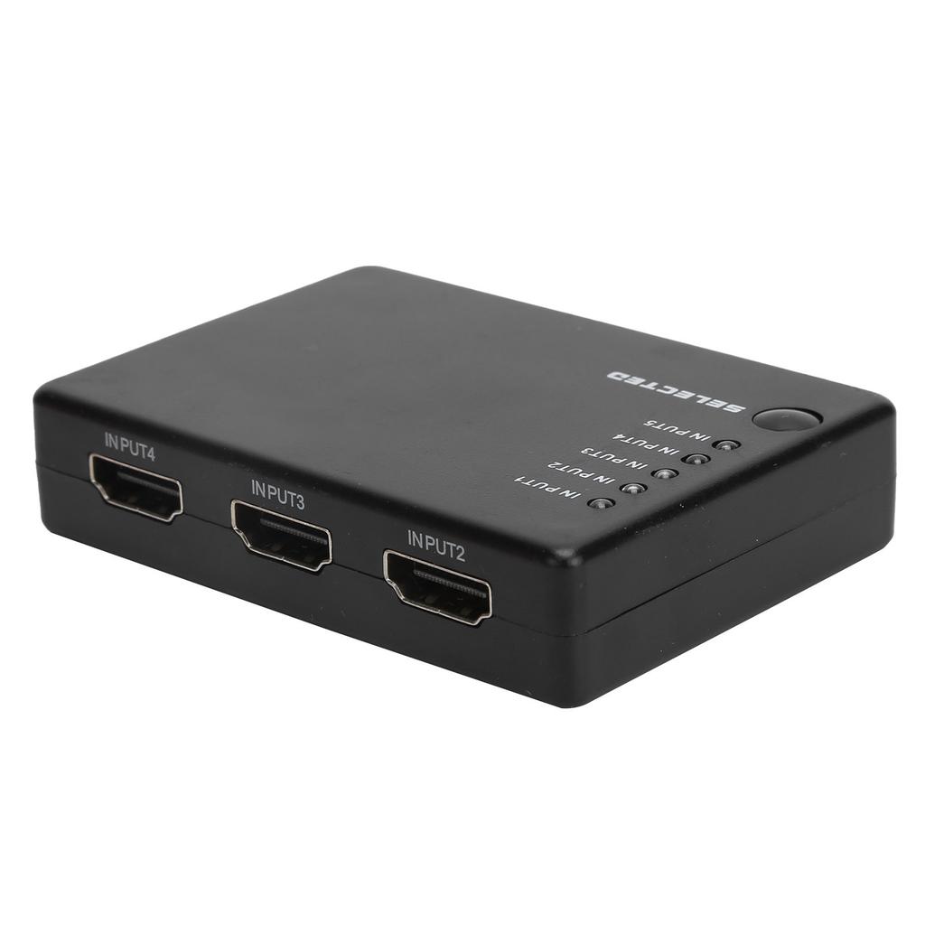 High‑Definition Multimedia Interface Switcher 5 in 1out 1080P Converter with Remote Control