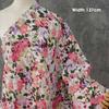 1M Tessuto Floreale Rilievo 3D Retrò Filato Jacquard di Seta Oro Argento Tessuto Tinto in Filo Per Cucito Fai da Te Cheongsam Hanfu Abito Cappotto Completo Borsa