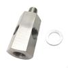 1/8 Zoll BSPT Öldrucksensor T-Stück auf NPT Adapter, Sehr Korrosionsbeständig