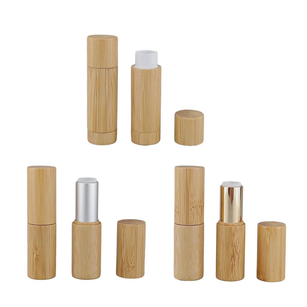 Sleek Lipstick Container Set for DIY Lip Balm And Gloss - Travel-Friendly