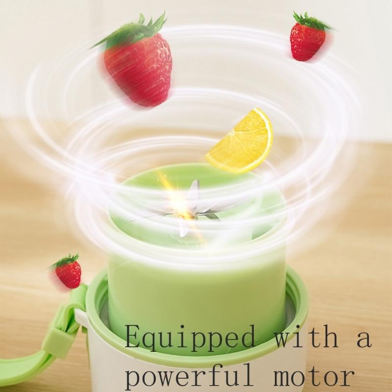 Rechargeable Juicing Machine with Leakproof Design Quick Cleaning Function Household Blender for Office Gym Travel