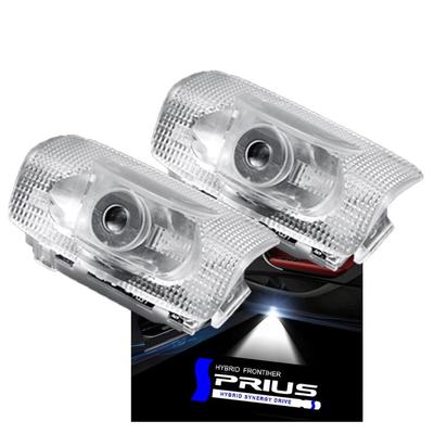 Ltsplay Prius 30er Serie und 50er Serie Einstiegsleuchten mit HD-Logo Prius Alpha Einstiegs-Autotürleuchten mit einstellbarem 2er-Set