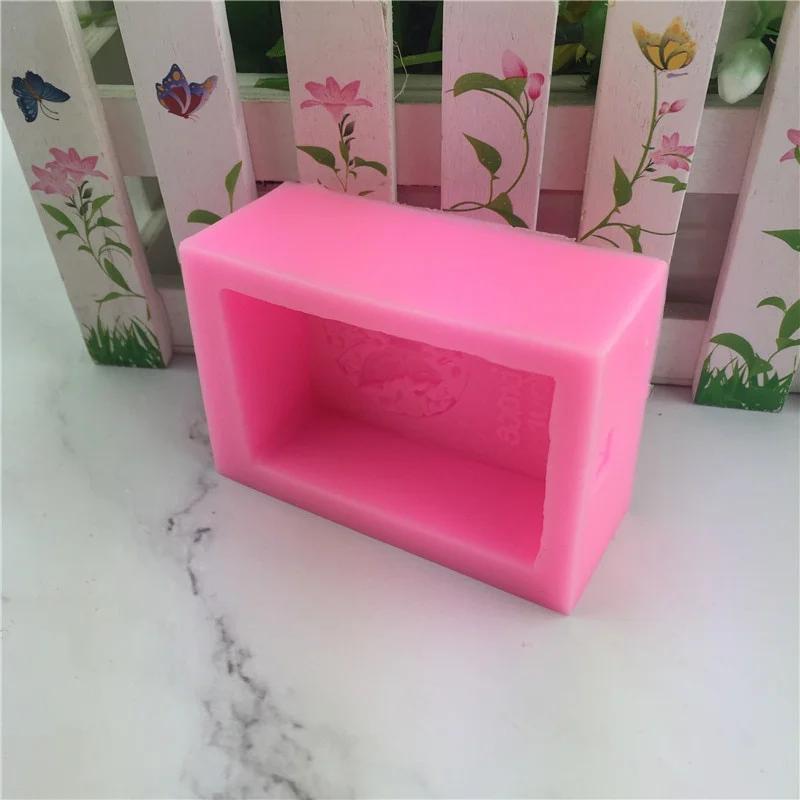 1 Pc Rectangle Silicone Soap Mold Crafts Handmade Craft 3D Insect for Soap Making Soap DIY Tool