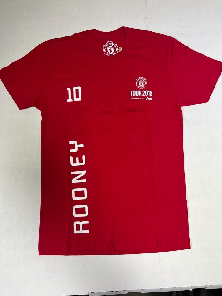 

MANCHESTER UNITED USA TOUR 2015 TEE TSHIRT OFFICIAL ROONEY 10 SIZE SMALL Unisex T-Shirt M