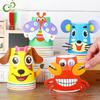 12pcs Children 3D DIY Handmade Paper Cups Sticker Material Kit Whole Set Kids Kindergarten School Art Craft Educational Toys GYH