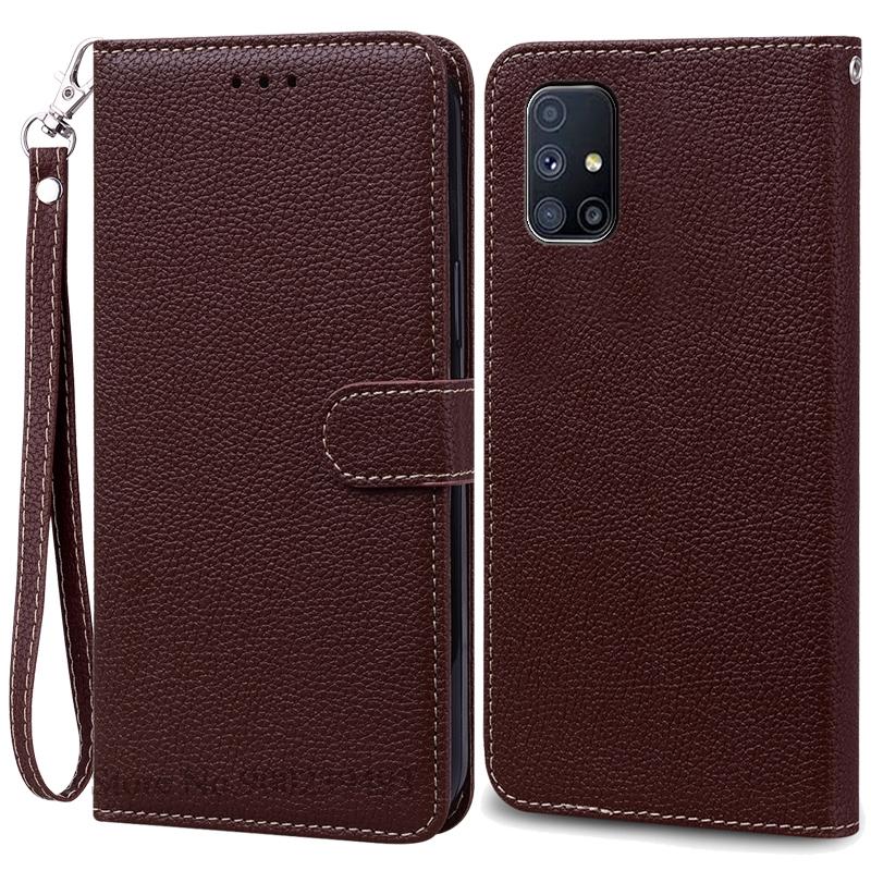 For Samsung M51 Case Soft Silicone Wallet Leather Flip Case For Samsung Galaxy M51 Case M 51 Stand Book Cover Coque Fundas