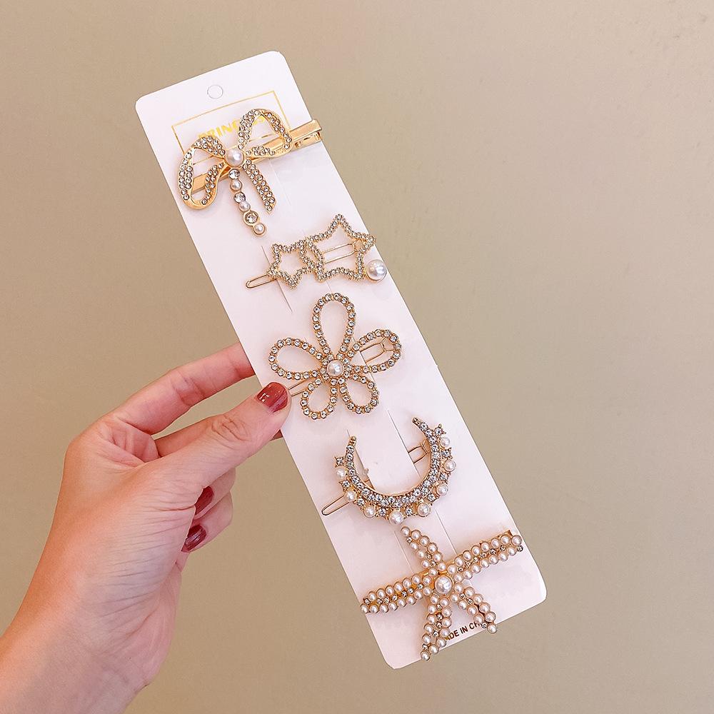 2022 Winter Korean Style Metal Hair Clip for Girls - Trendy Bangs Hairpin and Side Clip Hair Accessories