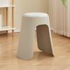 Modern Home Plastic Dining Chair Commercial Thickened Plastic Stool Soft Seat Restaurant Simple Chair