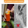 6pcs Can Opener Handheld Plastic Small Sealer for Beer Cola Beverage Cans Simple Rotating Dustproof Cup Lid Sealing Tool