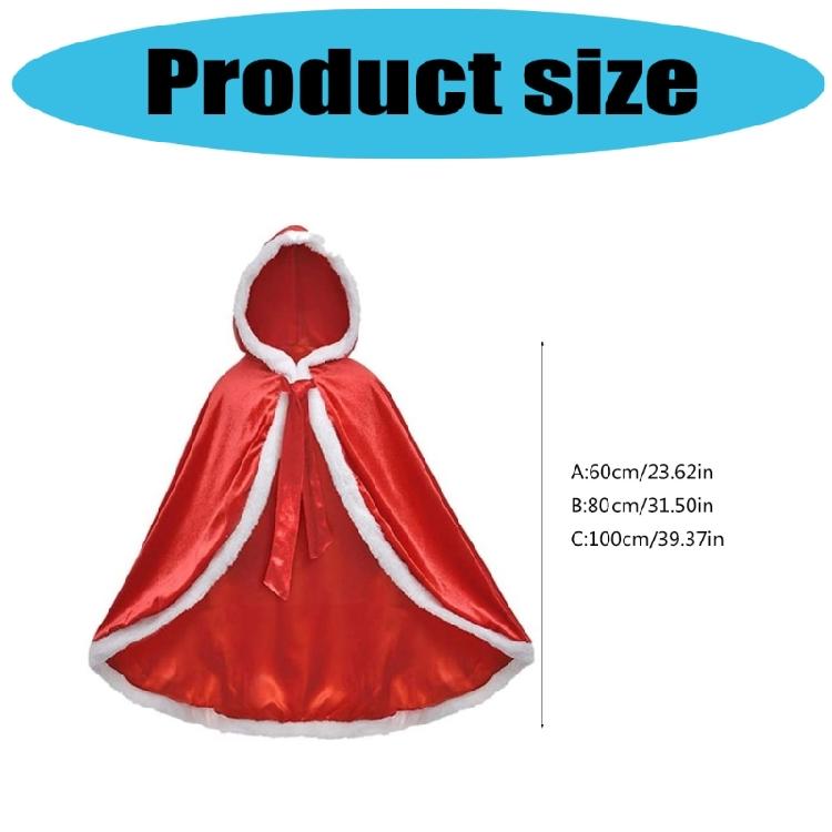 Princess Dressing up Costumes Princess Cloak with Hood Furs Short Hooded Cloak Cosplay Halloween Christmas Costumes