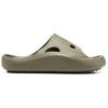 Off-White Rubber Hollow Slip-On Thick Sole Fashion Sandals Men Sandals Green OMIC014S23MAT0015656