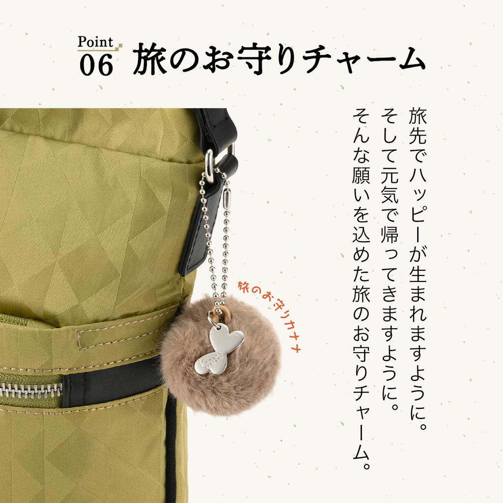 Kanana project Kanana Monogram 3rd Shoulder Crossbody Navy Bag, 6L, 340g, No. 11912, Lightweight, Elegant, Pochette,