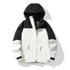 Men Women 3-in-1 Waterproof Windproof Hooded Outdoor Jacket With Removable Fleece Liner Winter Hiking