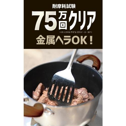 every U. Titanium-Coated 26cm Pot with Glass Lid, Fluoropolymer Coating, Gas/IH Compatible, High Heat Efficiency, Non-Stick, PFOS-Free, 750,000-Use Ab