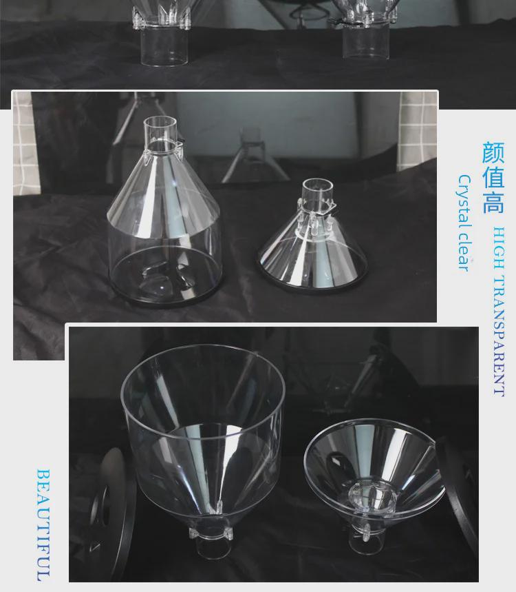 Elektrisk kaffekvarn med liten bönbehållare och rengöringstratt