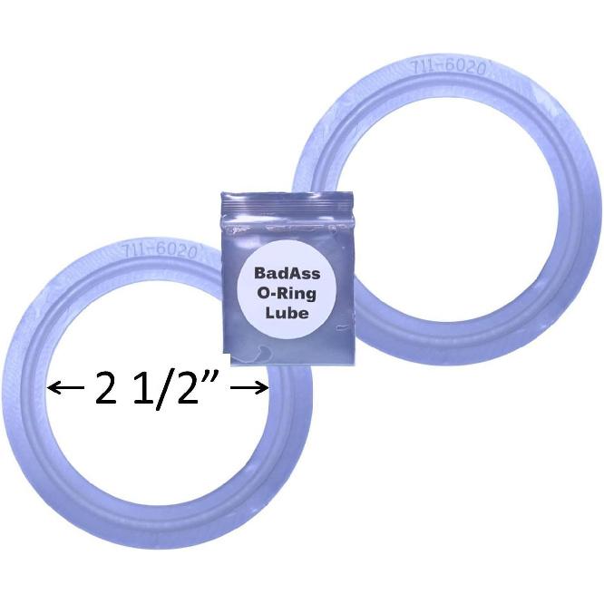 

Waterway 711-6020 (Pack of 2) OEM 2.5 Gasket Kit with Raised Rib and Lube