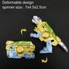 2 in 1 Dinosaur Transforming Spinner Deformation Spinning Top Spinner Toy Mechanical Gyro Portable Fidget Toy Stress Relief Toy