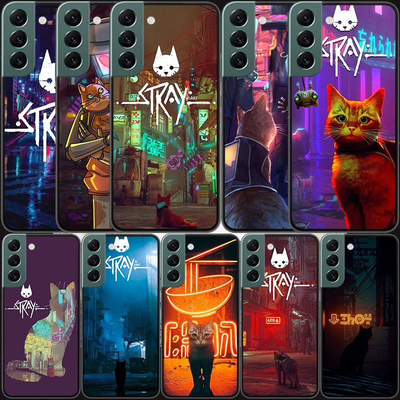 Spiel S-Stray Cat Handyhülle Für Samsung Galaxy S22 S25 Ultra S21 S10 Plus S26 Edge S20 S23 S24 FE Hülle Silikon Weich TPU Cl