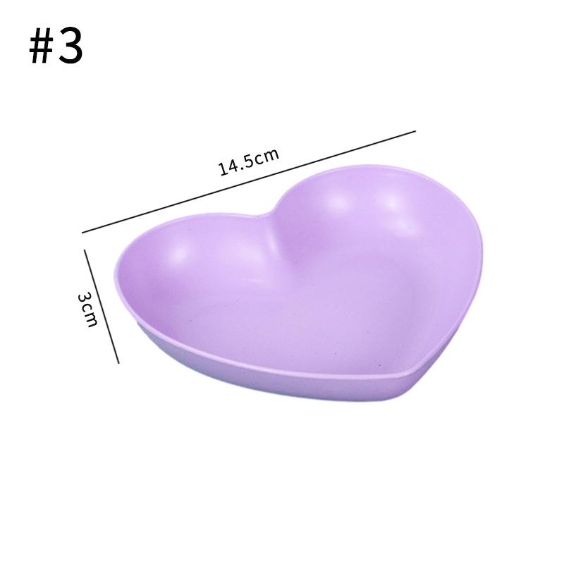 Rosa Liebe Speiseteller Obst Dim Sum Speiseteller Desktop Obstschalen Aufbewahrungsteller Würzteller Unterteilter Snack Picknickteller