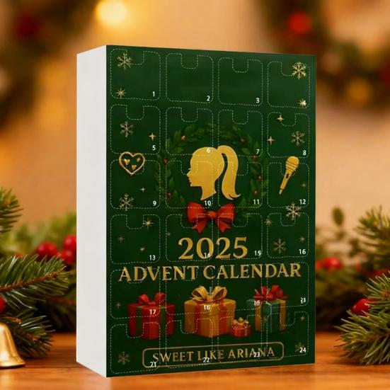 Christmas Advent Calendar 2025 24-Day Countdown Box for Kids Multifunctional Holiday Decoration for Parties