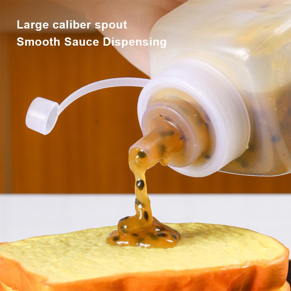 PP Squeeze Lieblingssaucen Weite Plastik-Saucenflasche Plastik-Squeeze-Saucenflasche Lebensmittelqualität