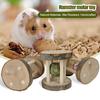 Hamster-Kauspielzeug, völlig natürlich, Zahnpflege, hohe Haltbarkeit, bissfest, Käfig, Landschaftsbau, 3 Stile, Kaninchen, Chinchilla, Molarenspielzeug, Zähneknirschwalze