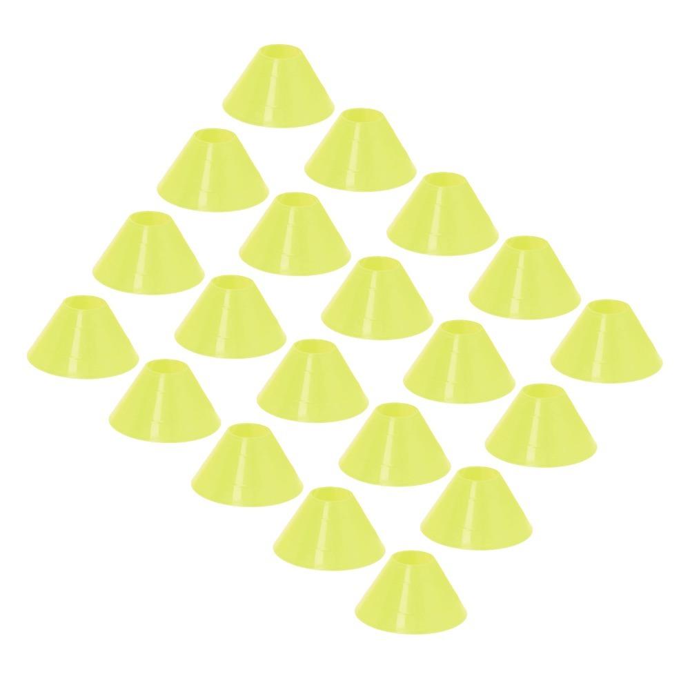 20PCS Stackable Training Cones PE Agility Discs Lightweight Soccer Cones  Obstacle Practice