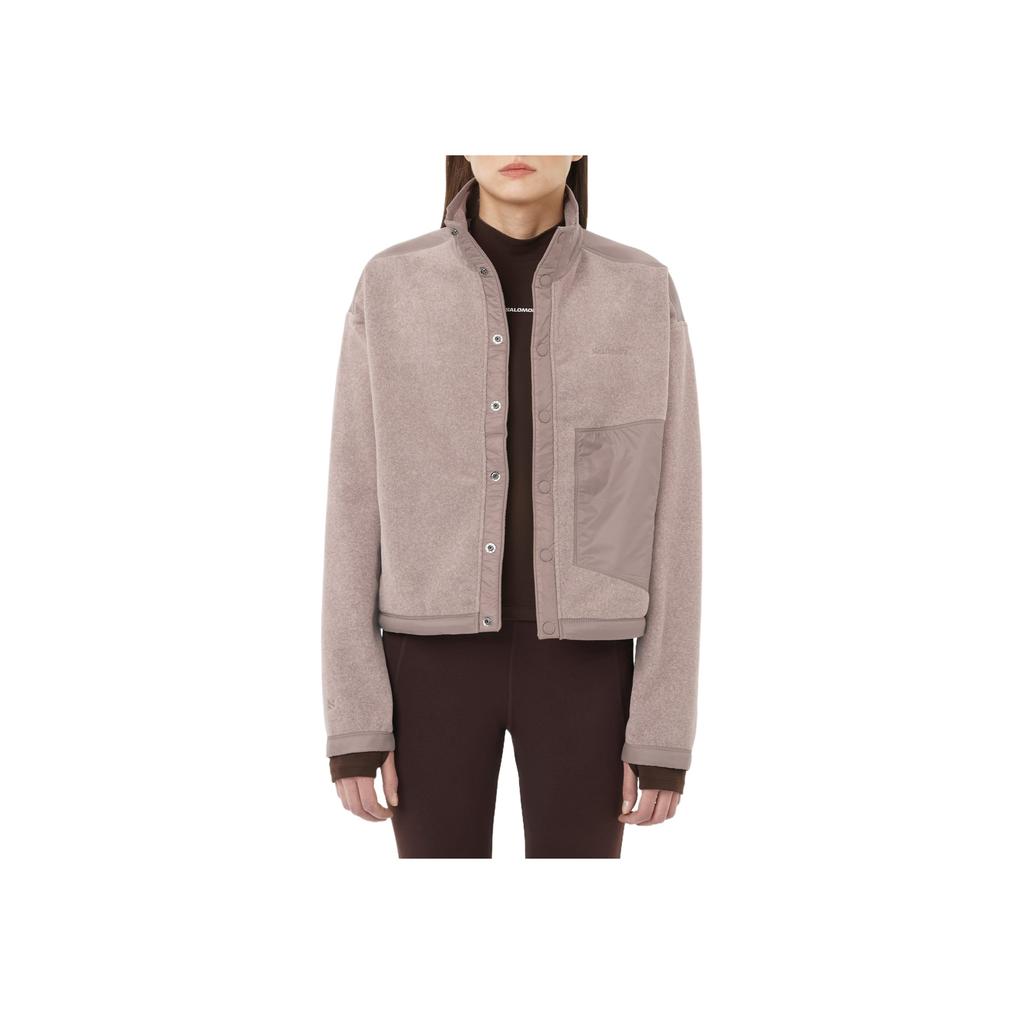 Salomon Chroma Fashionable Versatile Comfortable Fleece Jacket Women Jacket C26224