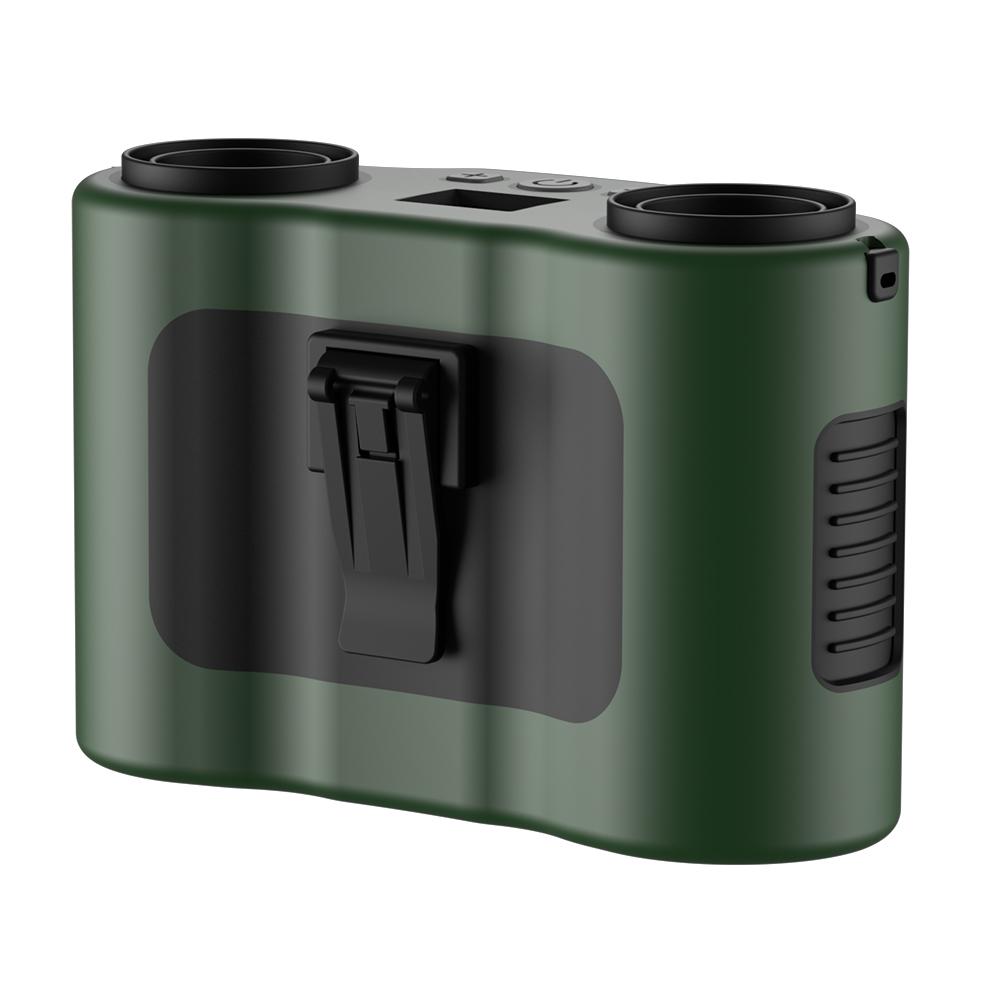 20000mAh Outdoor Portable Waist Fan Hanging Neck Fan Strong Wind with Power Bank LED Lighting for Sports Courier Outdoor Working