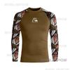 Ανδρικό Rash Guard με Μακριά Μανίκια UPF 50 για Surfing, Κατάδυση, Κολύμβηση, Αντηλιακή Προστασία, Γρήγορο Στέγνωμα, Κορυφή Στολή