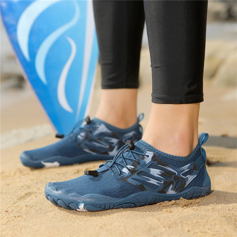 Wassersportschuhe Schnelltrocknende Aqua-Schuhe zum Schwimmen Surfen Herren Damen Barfuß Strandwatschuhe Leichte Atmungsaktive Watschuhe