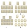 10Pcs Craft Ready Unfinished Wood Photo Frame Picture Frame for Display