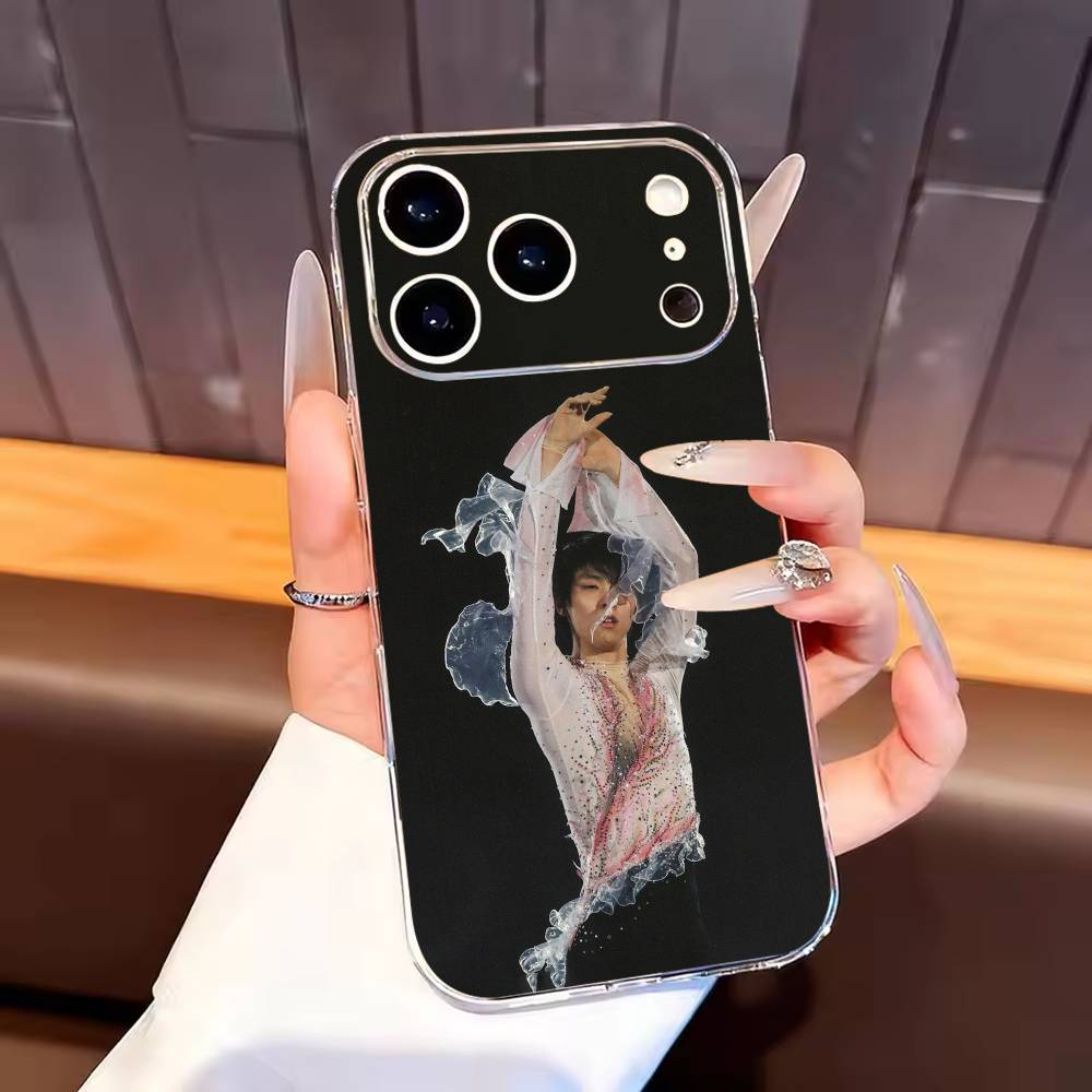 4A Jump L-Legend Hanyu Yuzuru Phone Case For iPhone17,16,15,14,13,12,11 Plus,Pro Max Soft Transparent Cover