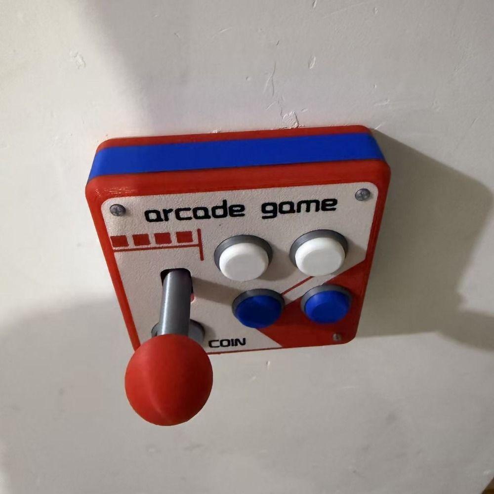 Creative Light Switch Guard Covers 3D Printed Console-shaped Switch Cover Living Room Decor