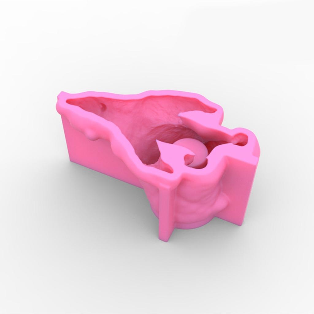 Concrete Mould DIY Hand-Making Plant Pot Mold Arctic Bear Shape Hand-making Silicone Moulds for DIY Succulent Planter