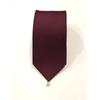 Daks Silk 100 Solid Pattern Wine Color Tie Dmg1acf1247r2