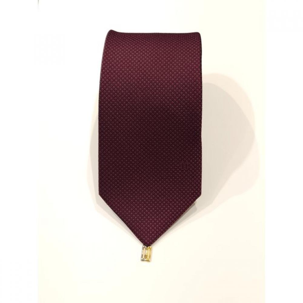 Daks Silk 100 Solid Pattern Wine Color Tie Dmg1acf1247r2