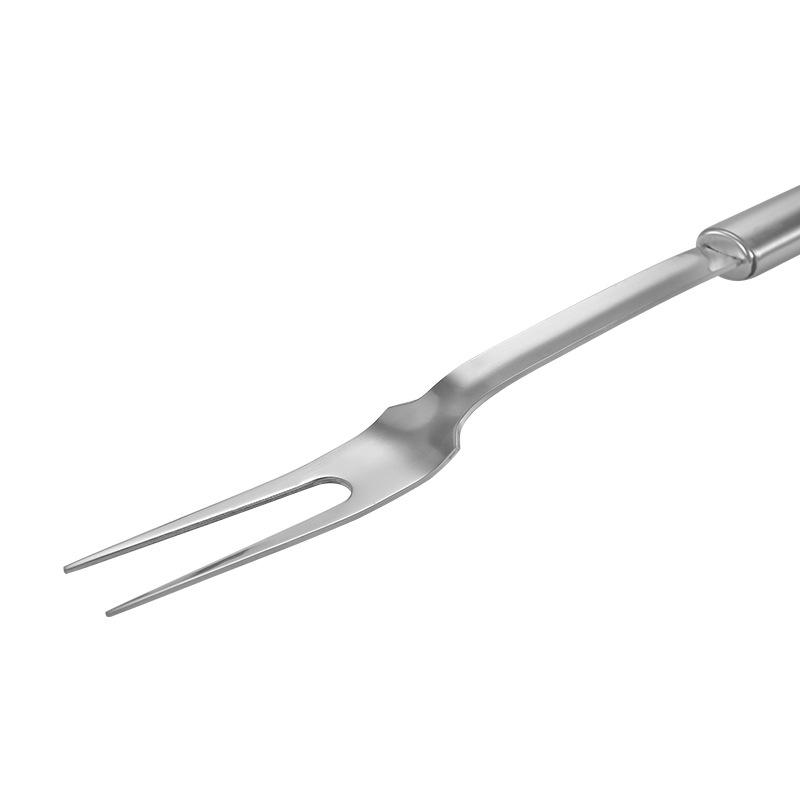 Stainless Steel BBQ Carving Fork for Outdoor Grilling and Roasting