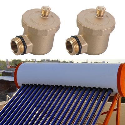 Automatisches Entlüftungsventil Solarwasserbereiter Druckentlastungsventil Messing Vertikales Entlüftungsventil Einfach zu installieren