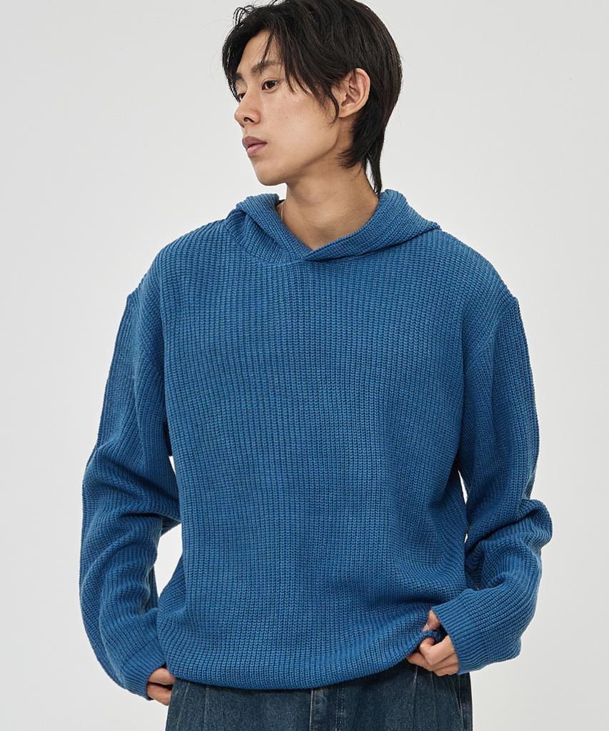 THE-ABON Faro Hazzi Hooded Knit Camel
