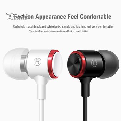 Wired Headphone Noise Canceling In-ear Earphone 3.5mm Plug Stable Transmission Wired Headset with Mic Bass Dual Driver for Sports Game