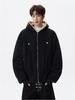 Golden Eagle Fleece-Lined Fur Collar Jacket – Unisex Trendy Casual Cotton Coat for Autumn/Winter.