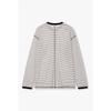 STUDIO TOMBOY Henley Neck STripe Long Sleeve T shirT 9106222221 