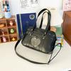 Japanese JK Uniform Bag Shoulder Messenger Commuter College Style Student Bag Love Backpack Student Soft Girl PU Female Bag