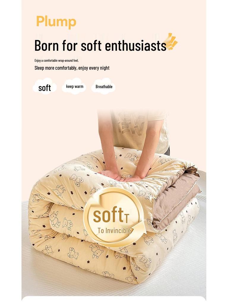 Sincan Pamuğu Yorgan: Çocuklar ve Öğrenciler İçin Kalın Çizgi Film Yatak Takımı